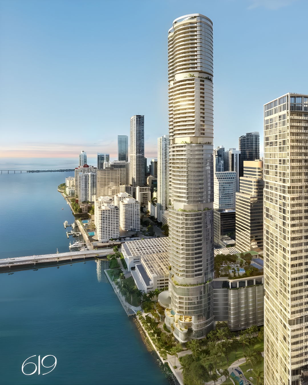 skyview image of 619 Brickell Residences NOBU