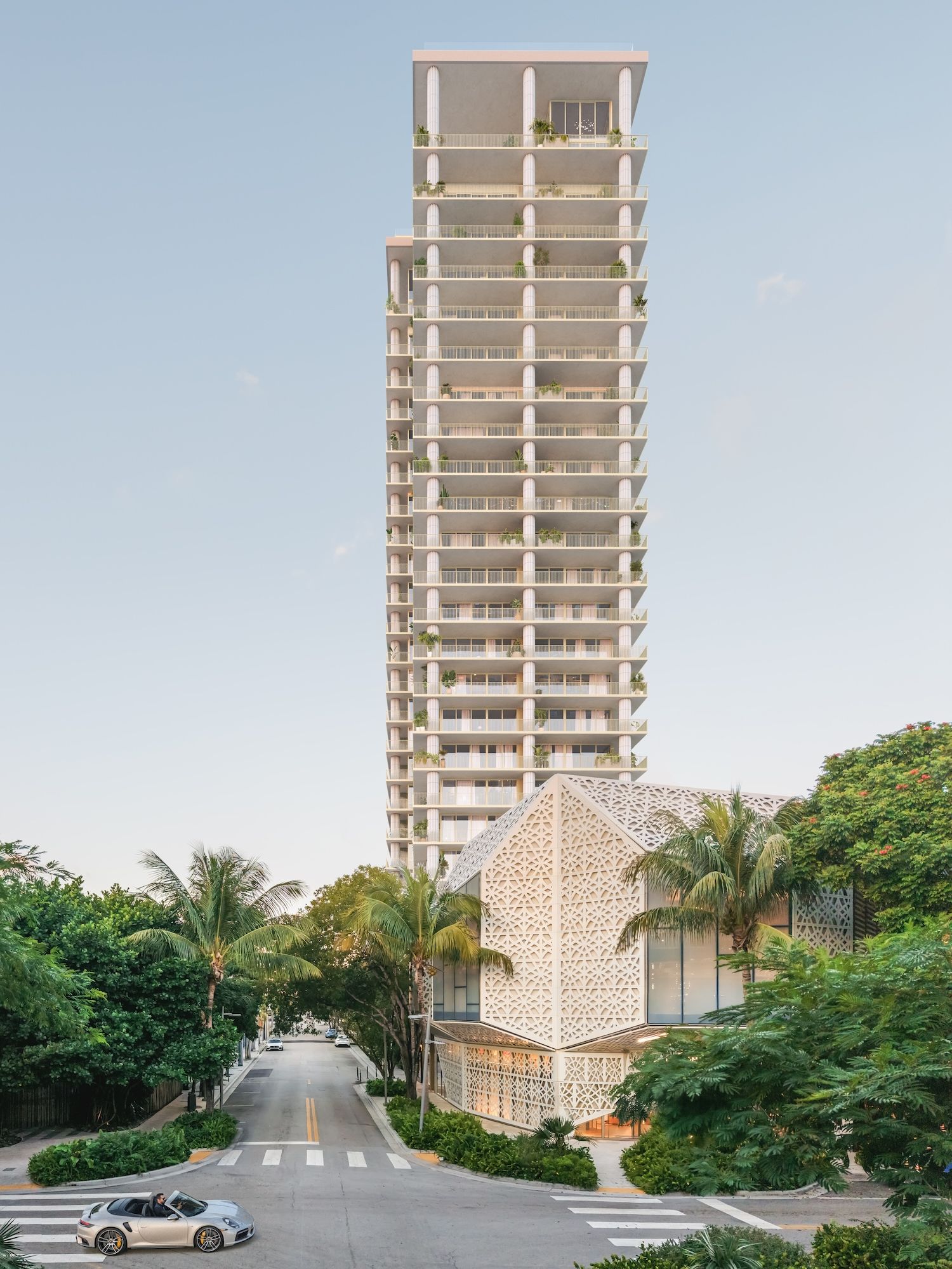 skyview image of Miami Design Residences by Chipperfield