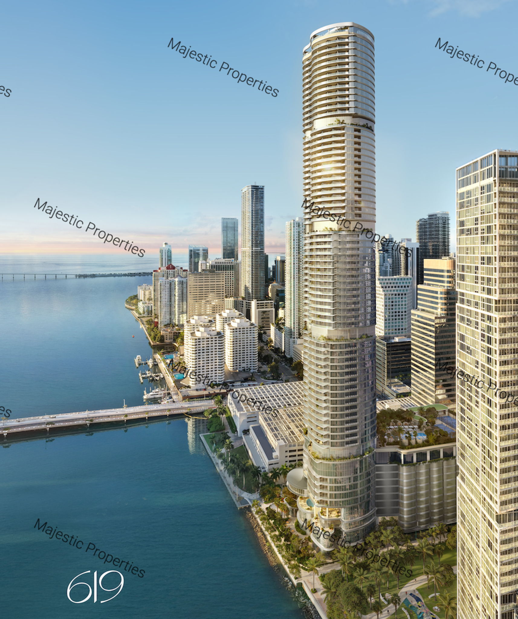 skyview image of 619 Brickell Residences NOBU